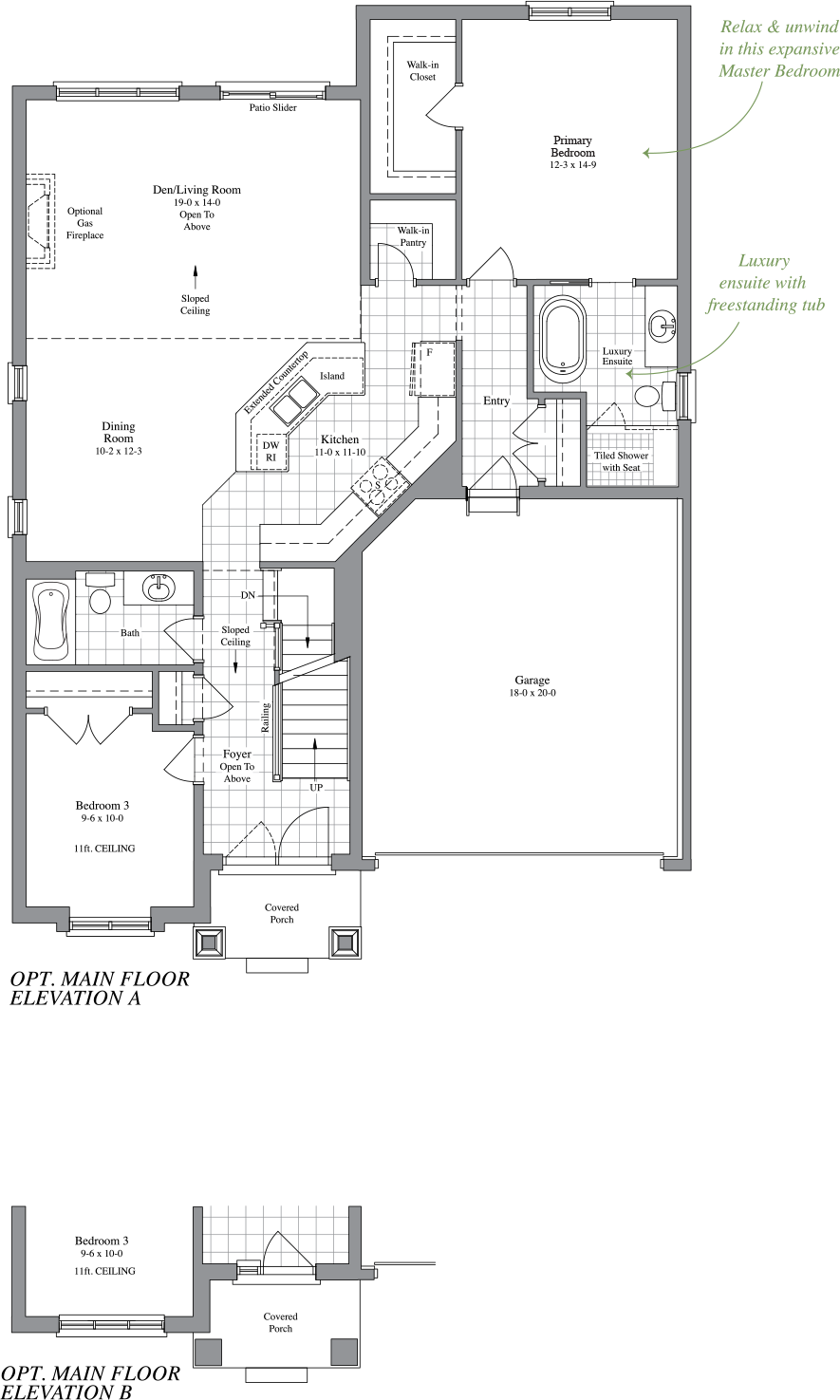 The Aspen | MAIN FLOOR OPTIONAL