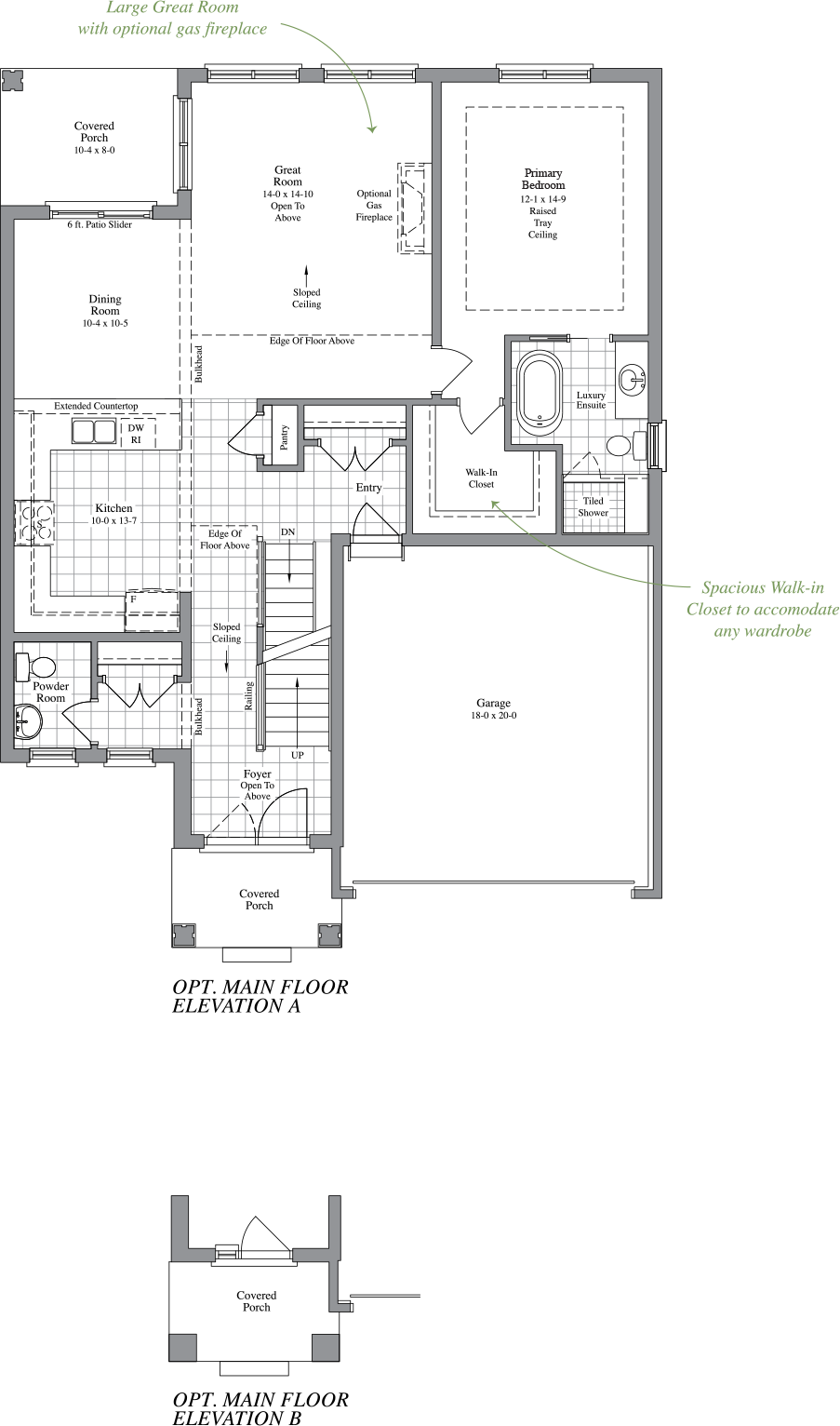 The Northstar | MAIN FLOOR OPTIONAL
